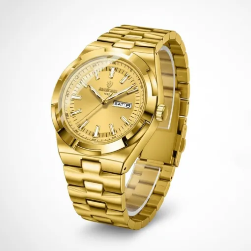 Full Gold Stainless Steel Watch –Japanese Quartz Movement